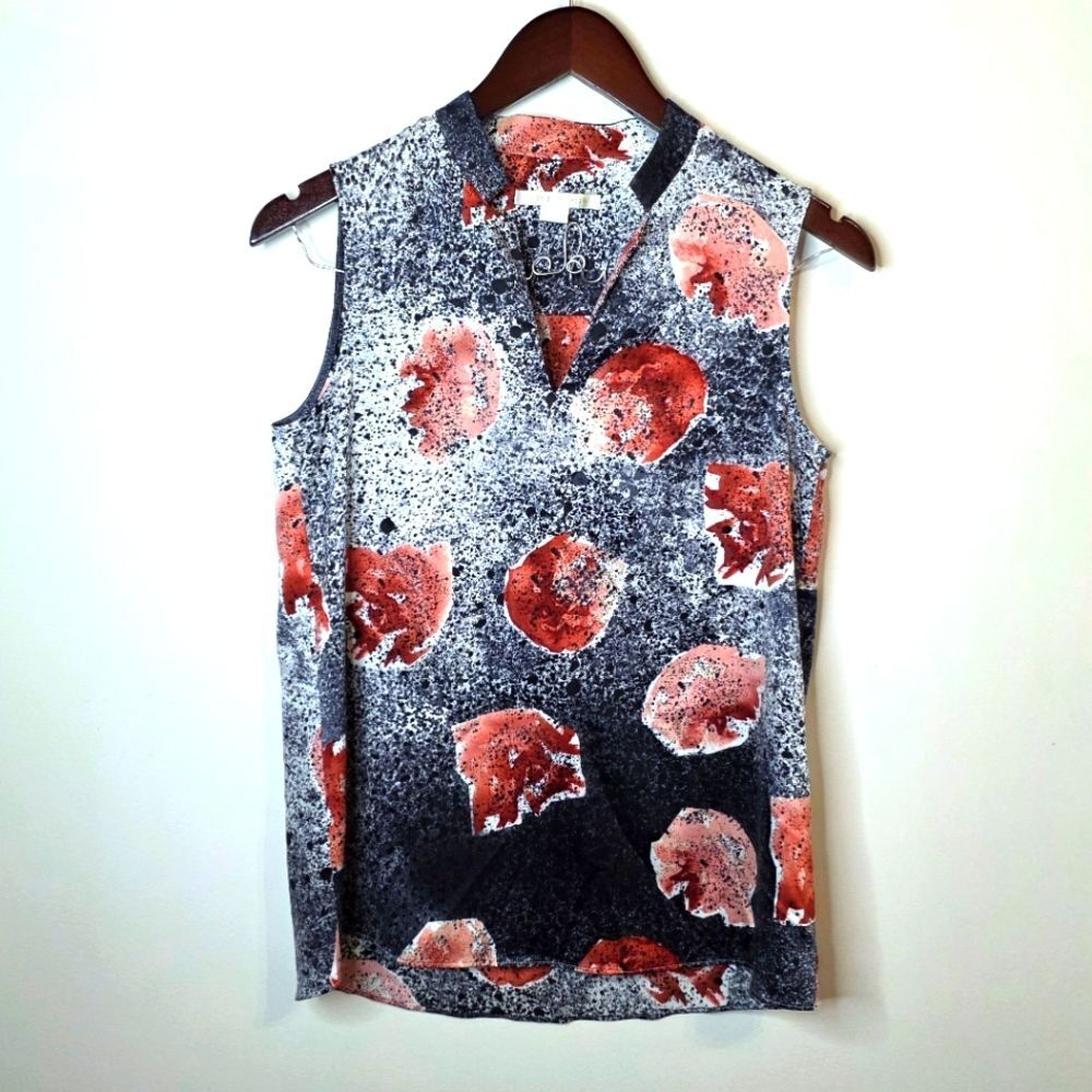 Cooper & Ella Sleeveless V-neck Top Size XS